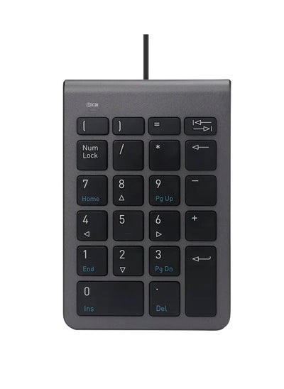 Buy USB Numeric Keypad Numpad- 22 Key - Ultra Slim design - Splash Proof - Key characters UV printing For Laptop | Black in Egypt