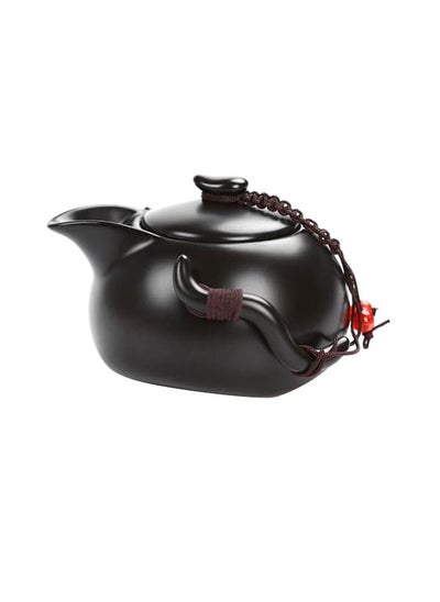 Buy 5-Piece Teapot Set Black 9x6.5cm in UAE