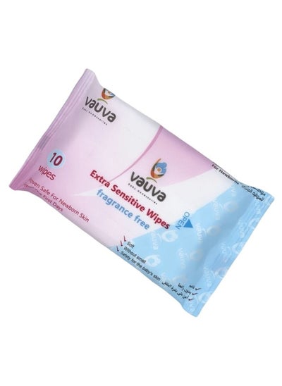 Buy 10-Piece Extra Sensitive Baby Wipes in Saudi Arabia