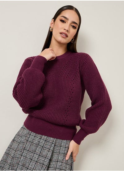 اشتري Regular Fit Chunky Knit Sweater في السعودية