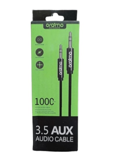 Buy 3.5 AUX Audio Cable 100cm Compatible With All Devices in Egypt