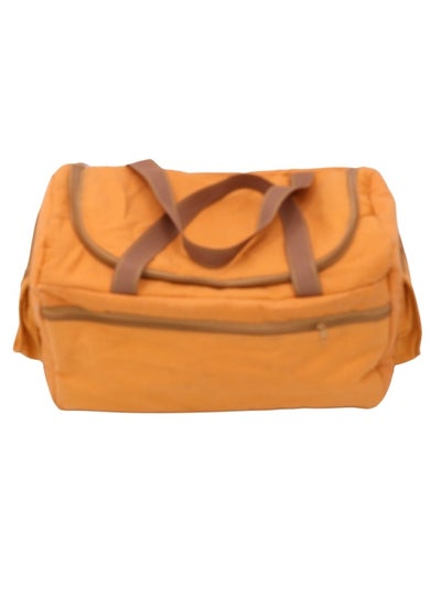 Buy Estate bag, picnic and travel bag, Tanzanian fabric zipper bag with waterproof layer, size 55X30X30 cm in Saudi Arabia