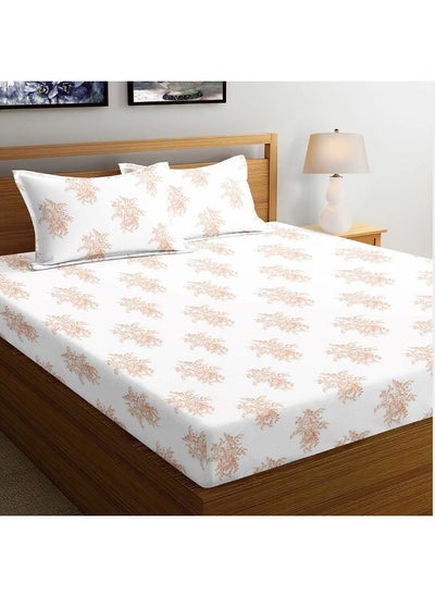 Buy Regina Super King-Sized Fitted Sheet Set, Rose - 200X200 Cm in UAE