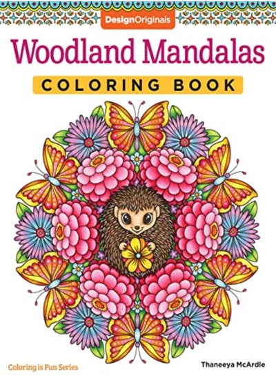 اشتري Woodland Mandalas Coloring Book by McArdle, Thaneeya Paperback في الامارات