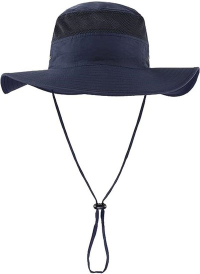 اشتري Goolsky  Men's Sun Hat UPF 50+ Wide Brim Bucket Hat Windproof Fishing Hats في الامارات