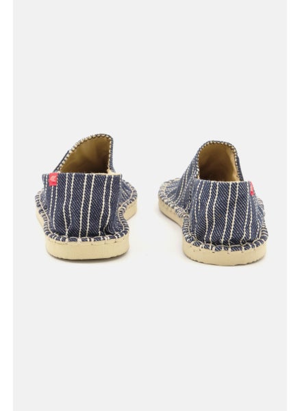 Buy Kids Boy Slip On Stripe Flats, Navy/White in UAE