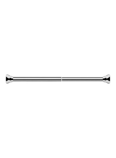 Buy Non-Slip Spring Tension Curtain Rod 20 to 32 Inch Expandable Curtain Rod No Drilling No Rust Bath Closet Hanging Pole for Windows or Shower Bathroom in UAE