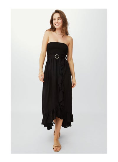 Buy Bandeau Frill Skirt Dress in UAE