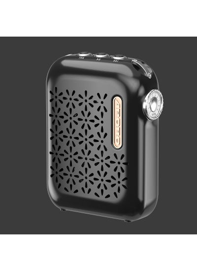 اشتري APORO T26 wireless Bluetooth loudspeaker teacher tour guide mini speaker 2023 new compact bee promotion Pearlescent black في الامارات