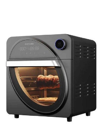 Buy Porodo LifeStyle Dual Mode Touch Control Air Fryer, 14.5L, 1700W - Black in Egypt