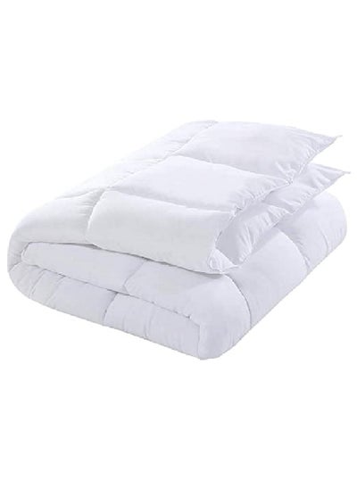 اشتري Luxury King Duvet Comforter Cotton White 200x220cm في الامارات