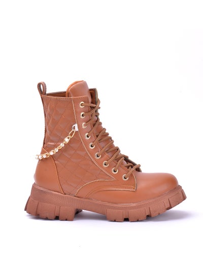 Buy High Quality Half Boot Cabotone Leather and Zipper-Havan in Egypt