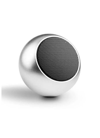 Buy Small wireless speaker in silver in Saudi Arabia