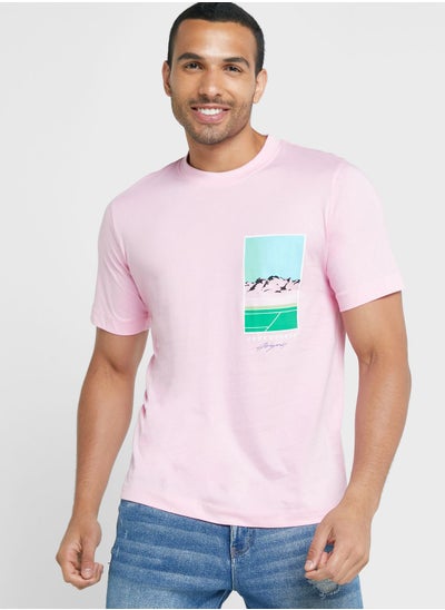 Buy Graphic Crew Neck T-Shirt in UAE