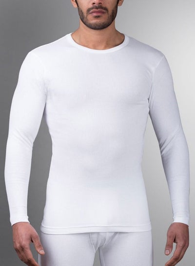 Buy Masters Men Undershirt Thermal Long Sleeves-White in Egypt