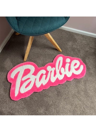 Buy Kids Barbie Rug For Room & Home Decor Mat 80x50cm in Saudi Arabia