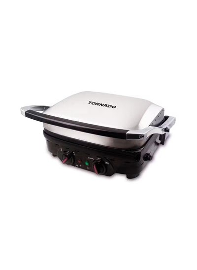 Buy TORNADO Electric Grill 1800 Watt Black x Stainless TCOOK-1800 in Egypt