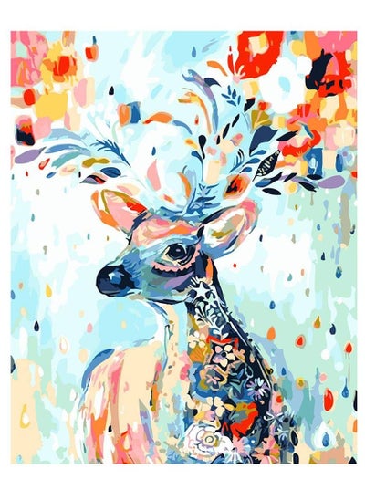 اشتري Oil Painting/Paint By Number Kit For Adult Rainbow Deer في الامارات