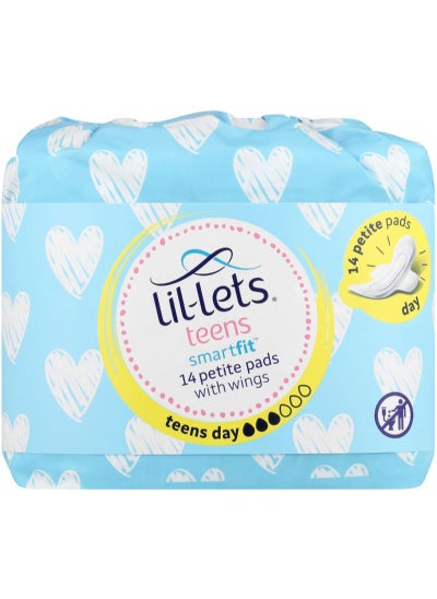 Buy Lil-lets Teen Day Pads with Wings 14s in UAE