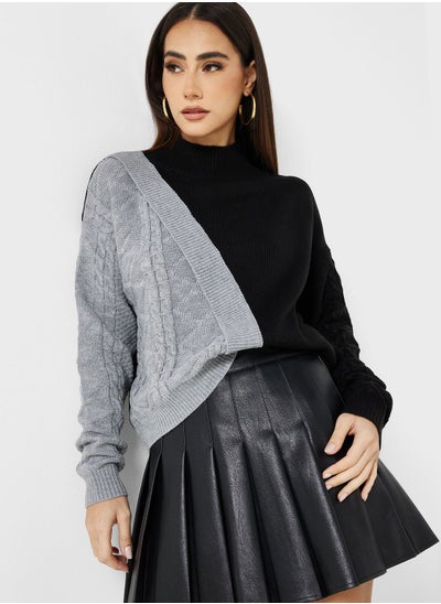 Buy Colorblock Sweater in UAE