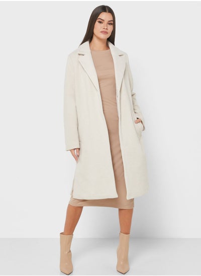 اشتري Pocket Detail Longline Coat في السعودية