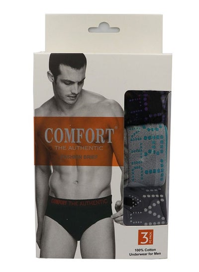 Buy Mens Brief 3pc Cotton in UAE