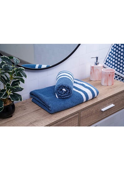 Buy Amaris Bath Towel 70x140cm-blue in UAE