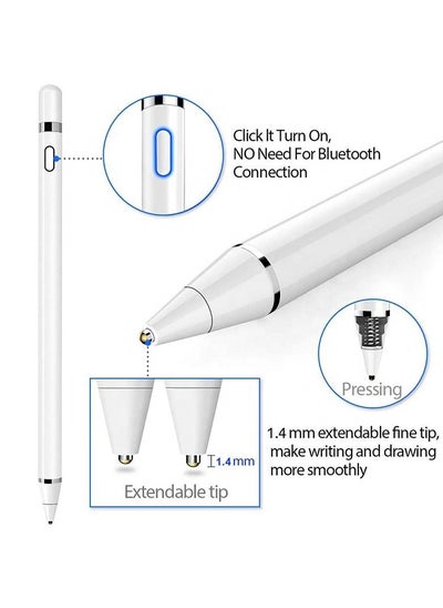 اشتري Active Capacitive Stylus Pencil Touch Screen Pen For Apple iPad/iPhone Tablet في الامارات