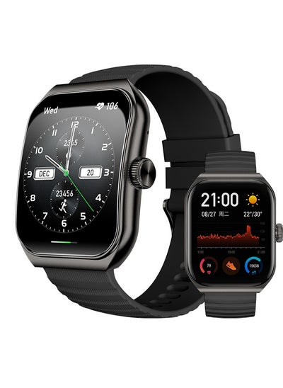 Buy GT3 Smart Watch With 1.96-inch 60Hz  IP68 Waterproof 100+ Sports modes Bluetooth 5.3 Long Battery Health Fitness Watch-BLACK in Saudi Arabia