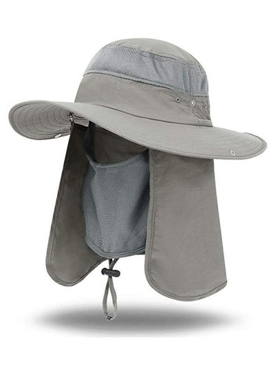 Buy Fisherman Neck Face Sun Protection Flap Cap in Saudi Arabia