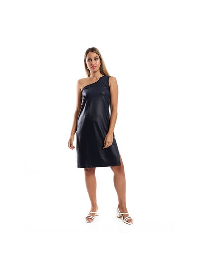 اشتري One Shoulder Texture Short Dress في مصر