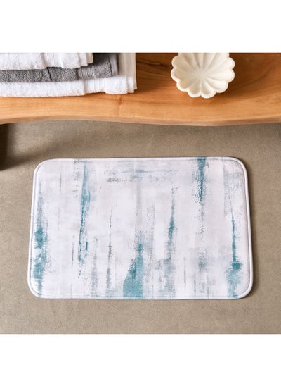 Buy Amore Haine Memory Foam Printed Bath Mat 70 x 45 cm in UAE