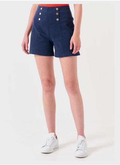 Buy High Waist Denim Short in UAE