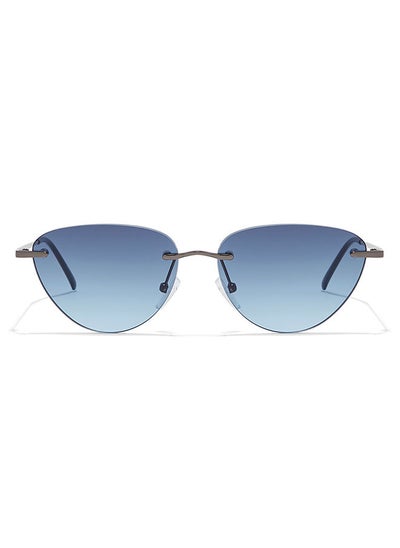 اشتري BlackOut MINIMALIST,Women Sunglasses, Cat Eye Sunglasses, UV Protection: UV400 (Gray,Blue) في الامارات