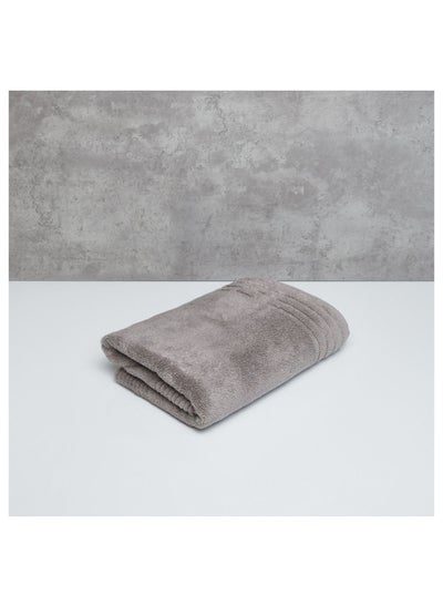 Buy Egyptian Cotton Textured Bath Towel - 70x140 cms in Saudi Arabia