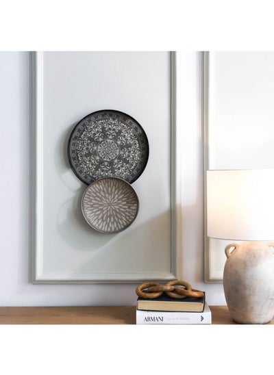 Buy Lyra Metal Wall Decor 33x49.5x5.7cm- Multicolor in UAE