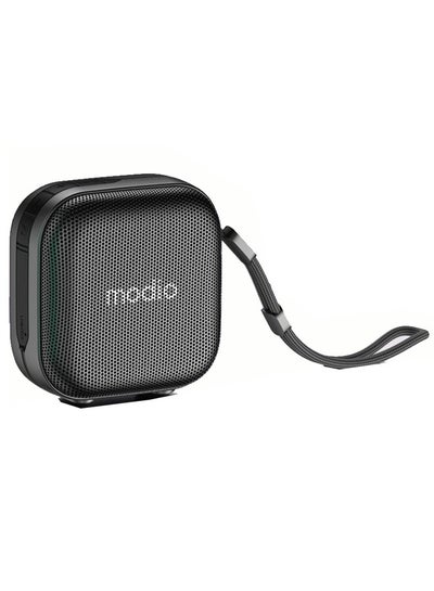 اشتري مكبر صوت بلوتوث محمول MODIO D201 مزود بأزرار التحكم في جودة الصوت الواضحة عالية الدقة ويدعم بطاقة SD باللون الأسود في الامارات