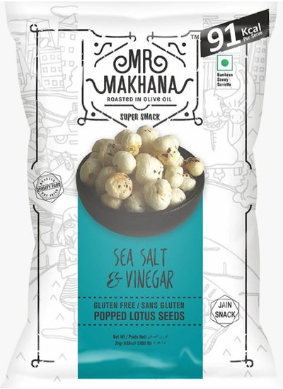 Buy Sea Salt Vinegar Popped Lotus Seeds 25g in UAE