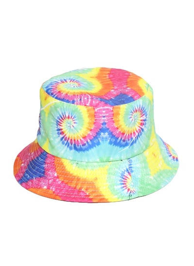 Buy Graffiti Printed Sunscreen Fisherman Hat in UAE