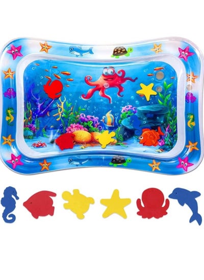 اشتري Baby Water Mat, Water Baby Game mat, Inflatable Baby Play Mat and Toddlers is The Perfect Fun time Play Activity Center Your Baby's Stimulation Growth في الامارات