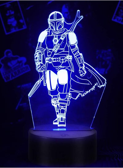 Buy Star Wars 3D Illusion Lamp for Kids, 4 Patterns 3D Night Light with Timing Remote Control in Egypt