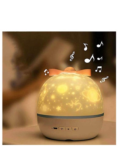 Buy Night Light, Dynamic Projection Lamp, LED Light Projector For Bedroom, 6 Colors Mode Starry Sky Projector, With Built-in Music, Living Room, Party, Room in Saudi Arabia