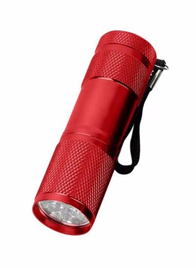 Buy Led UV Flashlight Red 8.5*2.5 centimeter in Saudi Arabia