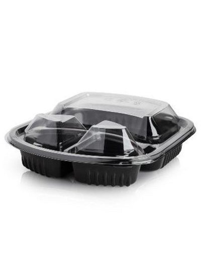 اشتري 100 PCS 3 Compartment Containers With Lid في مصر