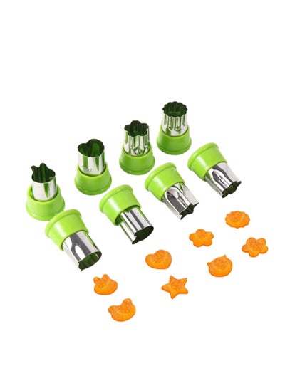 Buy Stainless Steel Mini Cookie and Vegetable Cutters Shapes Set  8 Pieces in Egypt