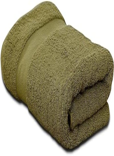 Buy Eagles Picks Cotton Solid Pattern,Green - Bath Towels in Egypt