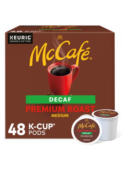 Buy McCafe Premium Roast Decaf, Keurig Single Serve K-Cup Pods, Medium Roast Coffee Pods, 48 Count in UAE