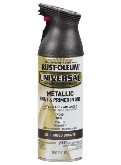 Buy Spray Paint Universal Metallic Oil Rubbed Bronze 11oz in UAE