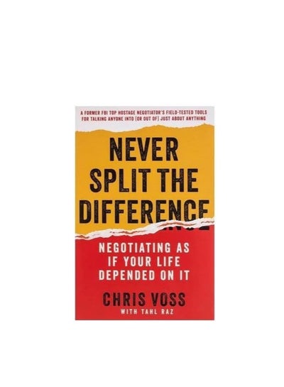 Never Split the Difference - By Chris Voss price in Egypt | Noon Egypt ...