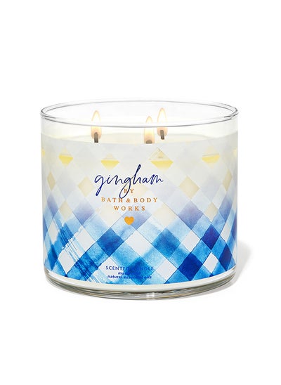 Buy Gingham 3-Wick Candle in UAE